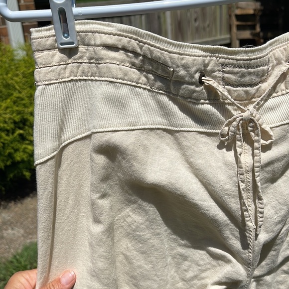 Free People wide leg linen pants - size 10 - Picture 6 of 7